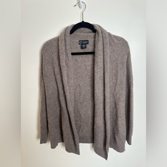 Bloomingdale's Sweaters - Bloomingdale’s Cashmere Brown Cardigan Size Small